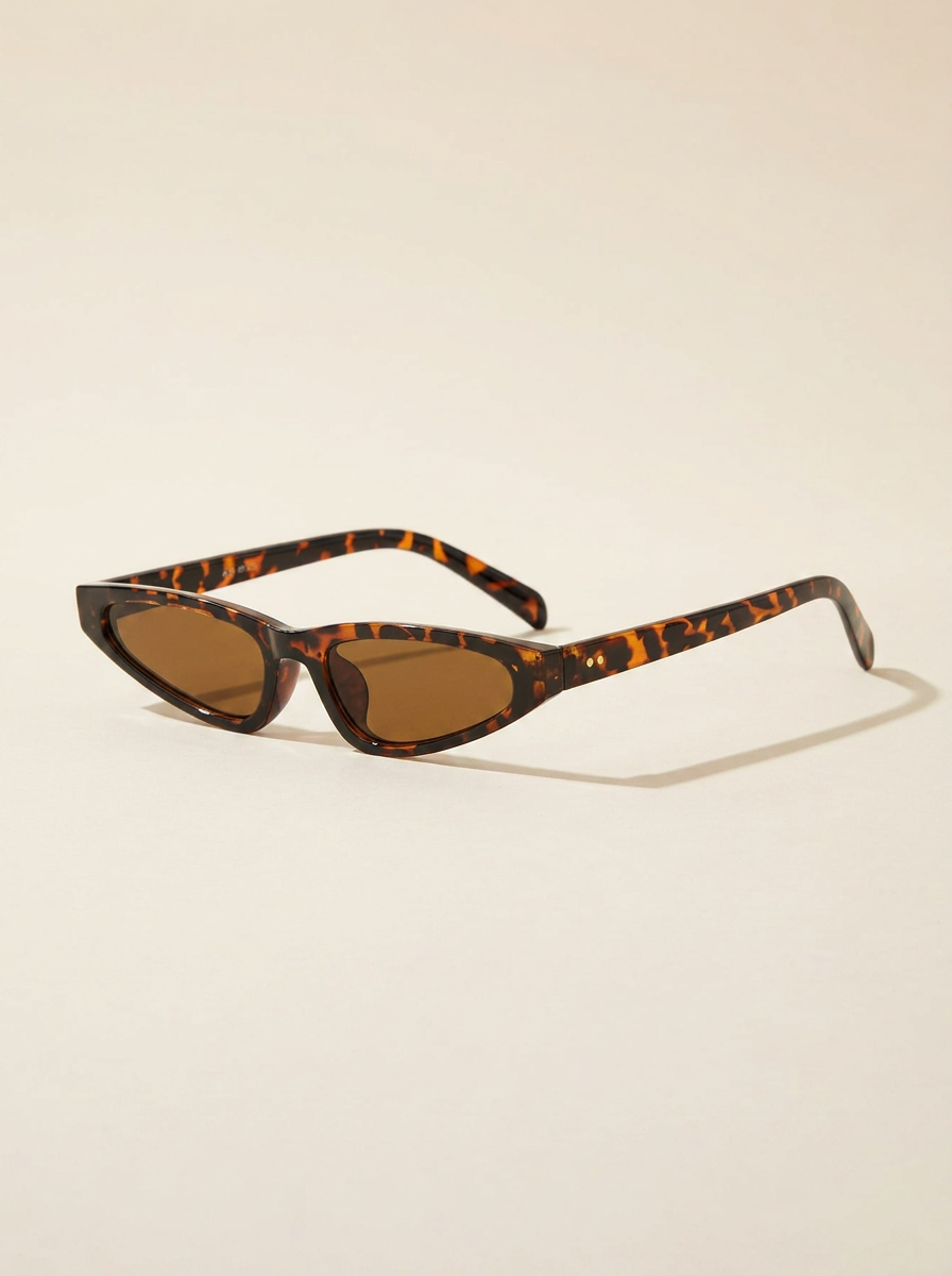VelouraAvenue UV400 Cat-Eye Sunglasses - Caramel - Image 2