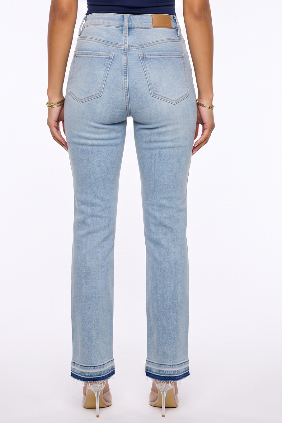 VelouraAvenue Released Hem Flare Jeans - Image 6