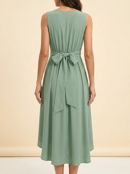 High-Low A-Line Dress — Back