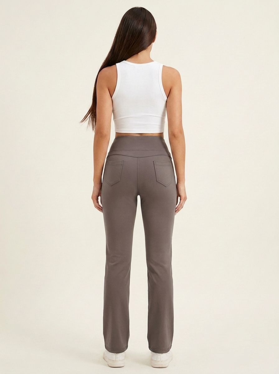 VelouraAvenue Pocket Active Pants - Camel - Image 9
