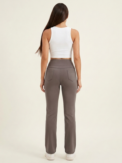 VelouraAvenue Pocket Active Pants - Camel - Image 9