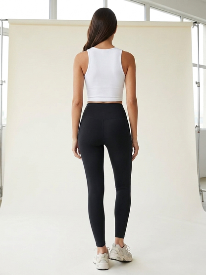 VelouraAvenue Skinny Active Pants - Black - Image 6