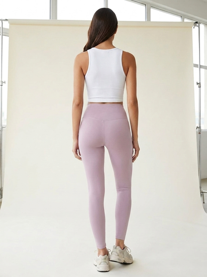 VelouraAvenue Skinny Active Pants - Blush Pink - Image 12
