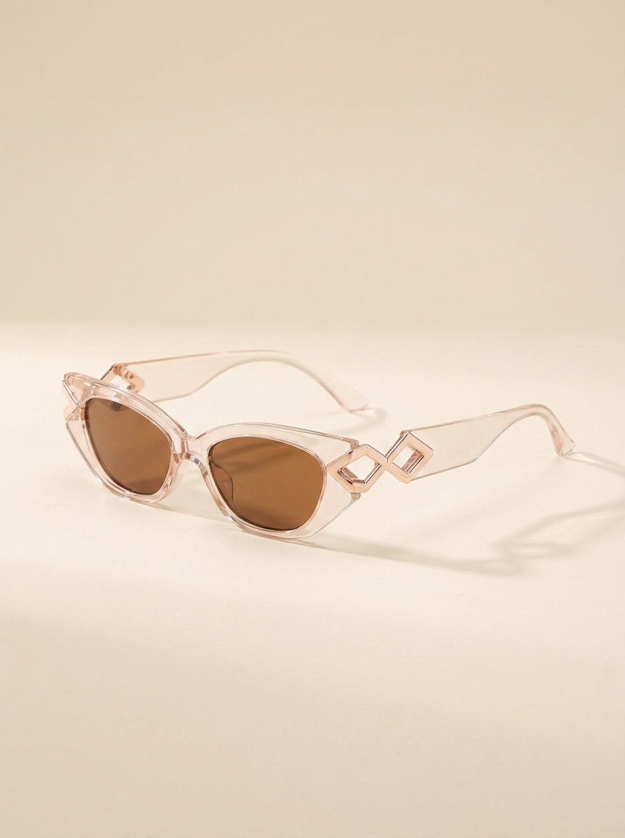 VelouraAvenue Cat-Eye Frame Sunglasses - Ivory - Image 3
