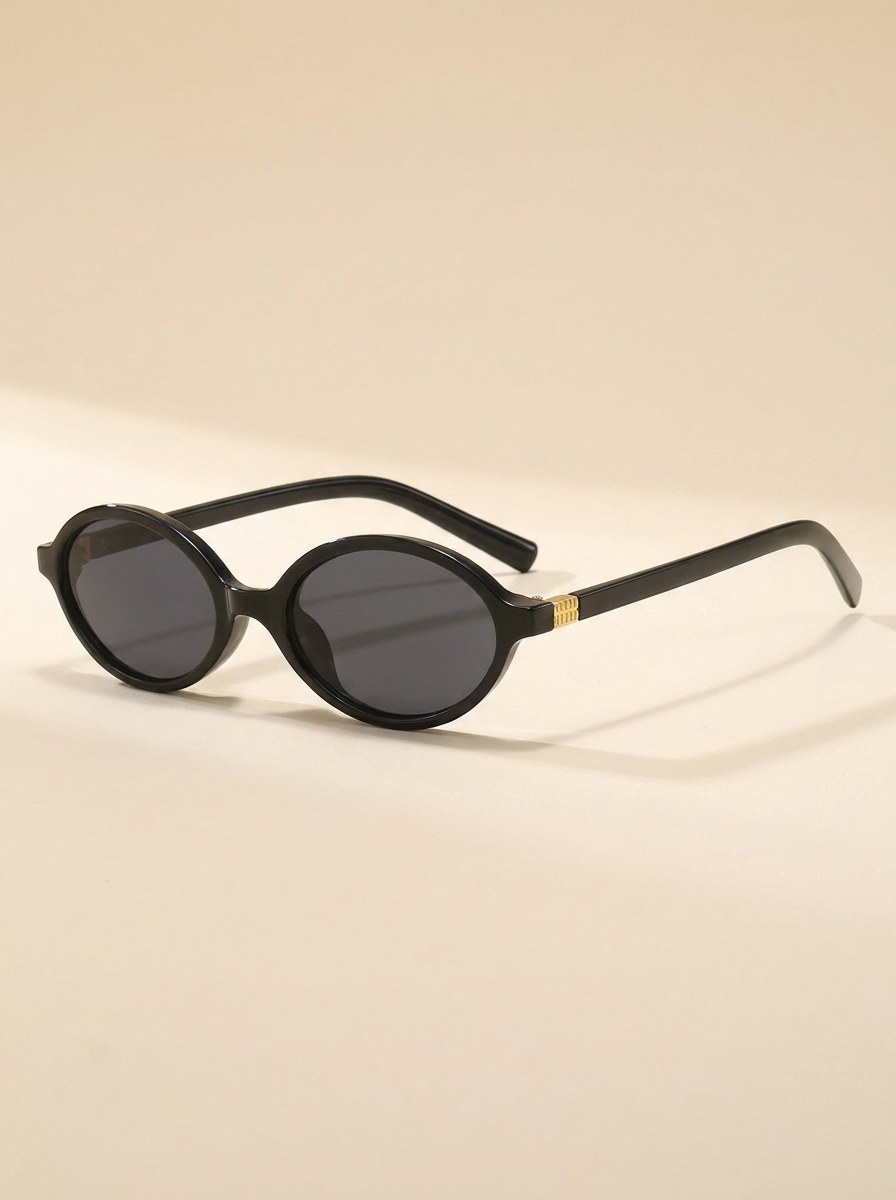 VelouraAvenue Oval Frame Sunglasses - Style A - Image 1