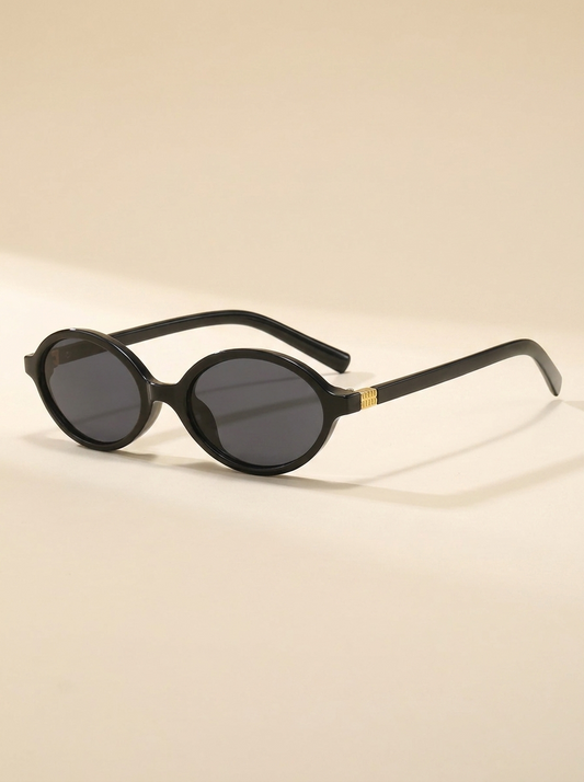 VelouraAvenue Oval Frame Sunglasses - Style A - Image 1