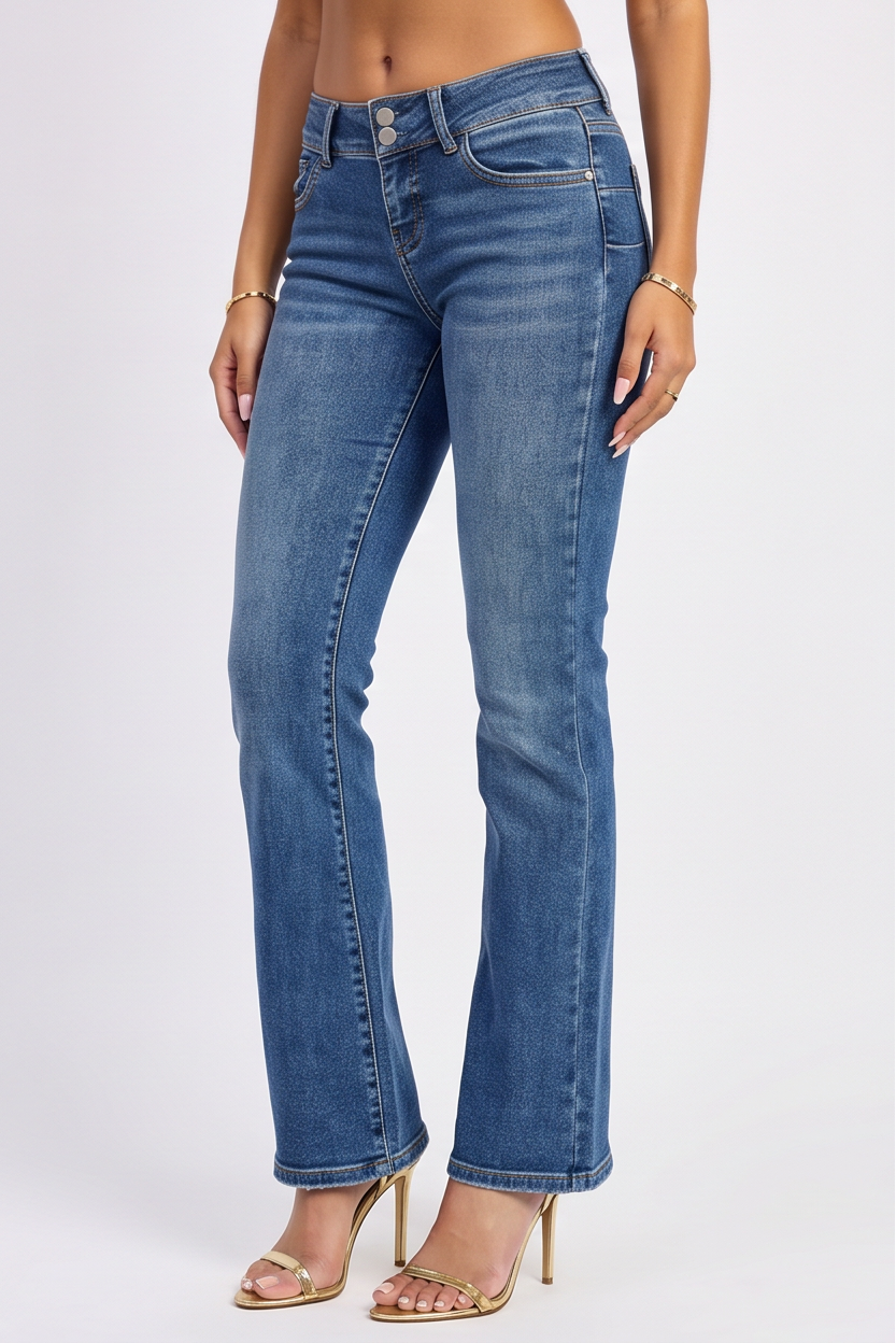VelouraAvenue Low Rise Bootcut Jeans - MEDIUM - Image 2