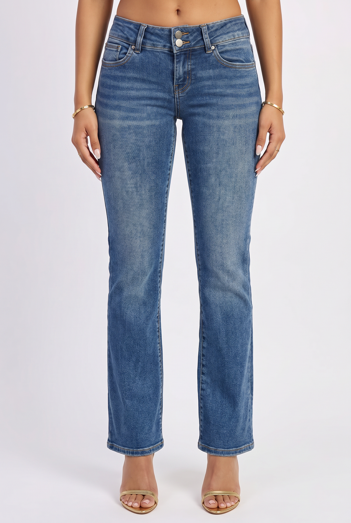 VelouraAvenue Low Rise Bootcut Jeans - MEDIUM - Image 4