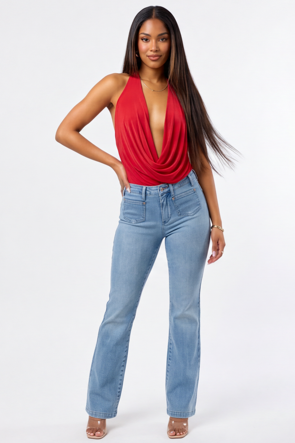 VelouraAvenue Mid Rise Bootcut Jeans - MD - Image 1