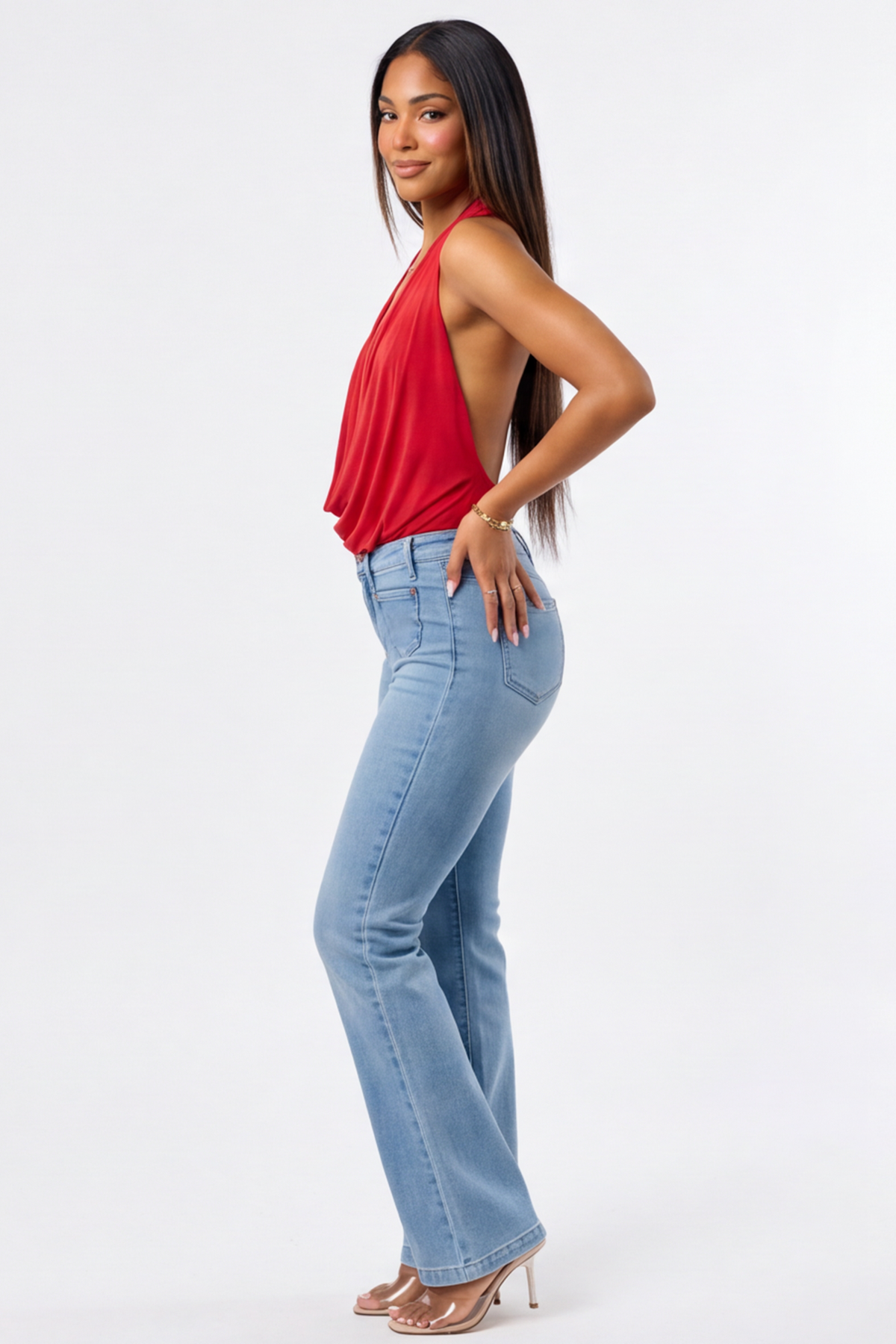 VelouraAvenue Mid Rise Bootcut Jeans - MD - Image 3