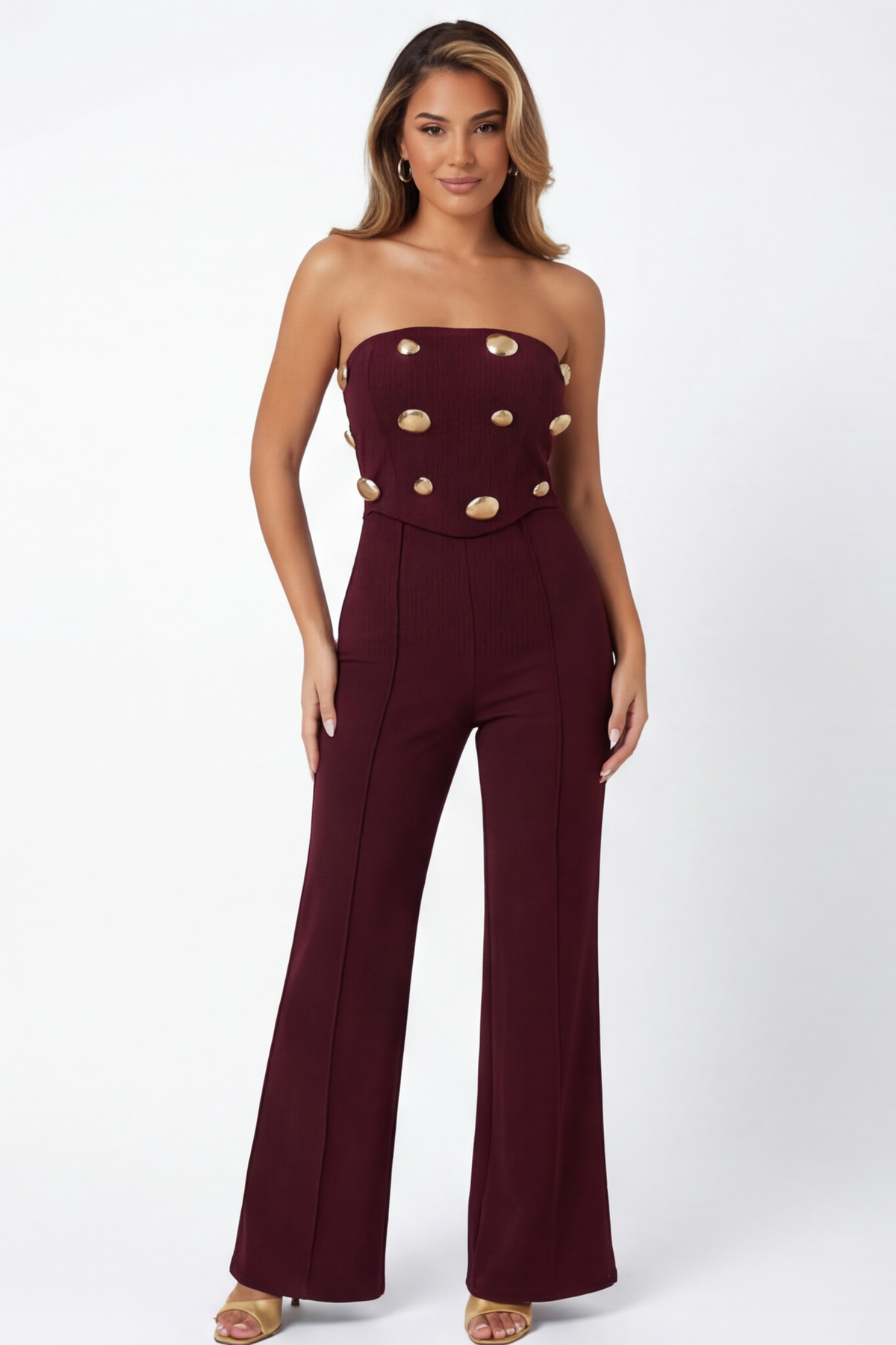 VelouraAvenue Mirrored Stone Jumpsuit - Image 2